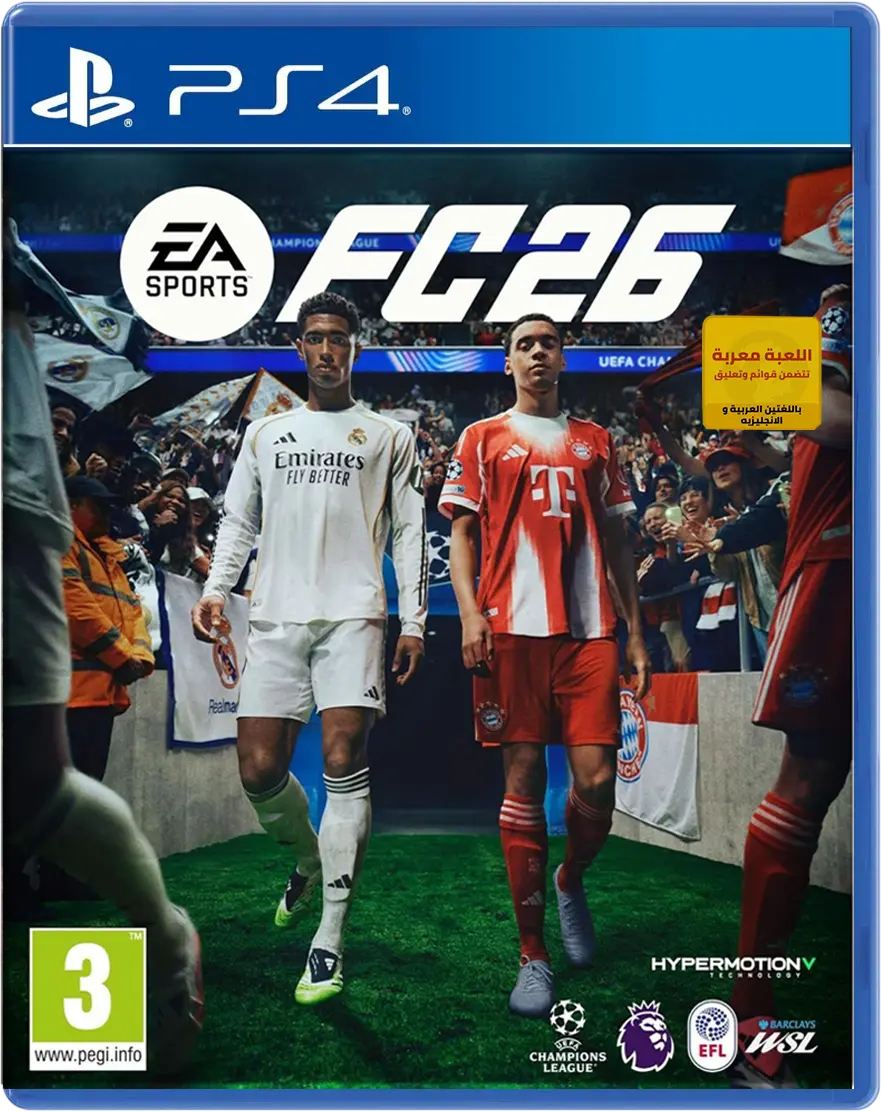 EA Sports FC 26 (FIFA 26) Standard Edition Arabic & English - PS4 EA Sports FC 26 (FIFA 26) Standard Edition Arabic & English - PS4